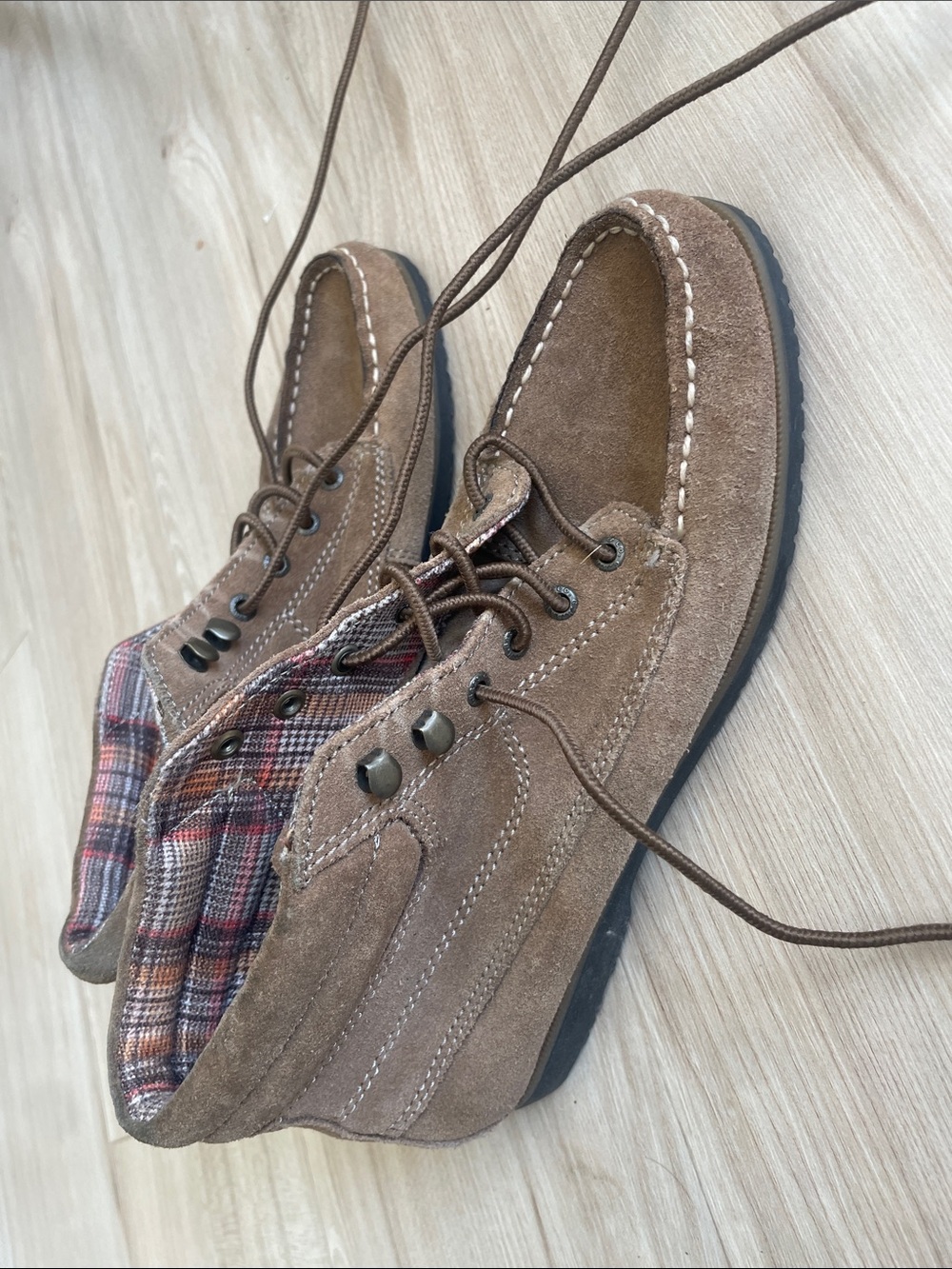 G.H. Bass & Co. Brown Suede Women's Moccasin Boots